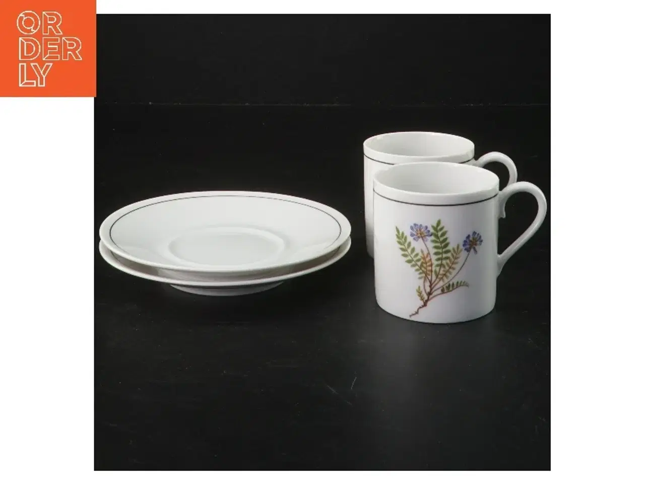 Billede 1 - Kaffesæt med kopper og underkopper fra Tirschenreuth (str. Ø 13xh7 cm)