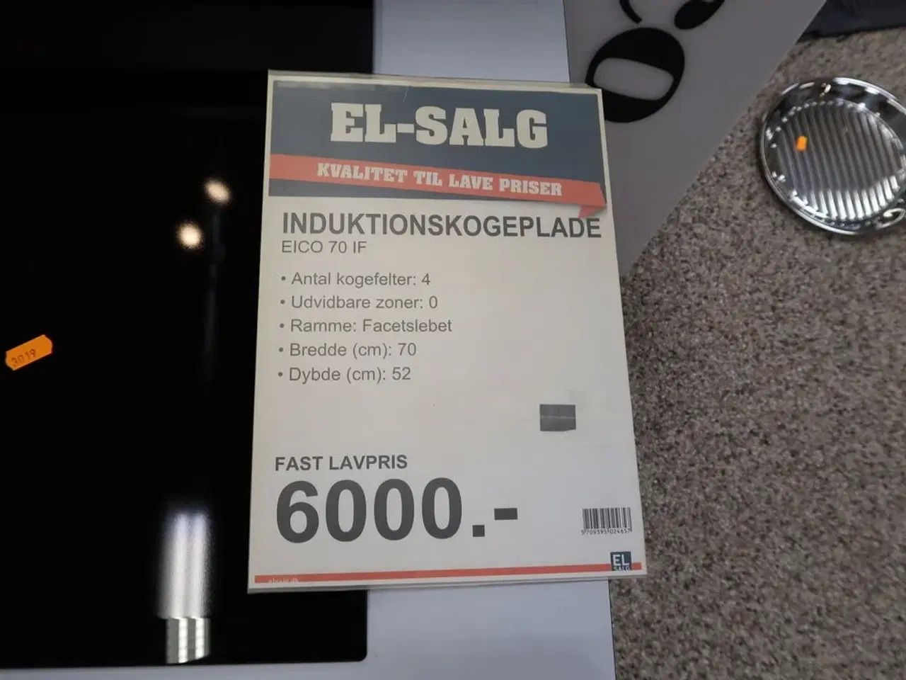 Billede 3 - Induktionskogeplade EICO 70 IF