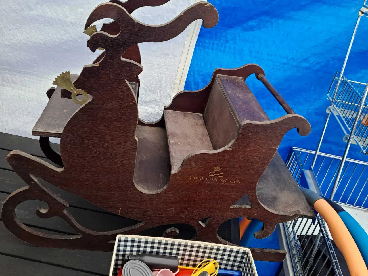 Billede 1 - Royal Copenhagen kane i træ 1.500 kr.ring  på 21 5