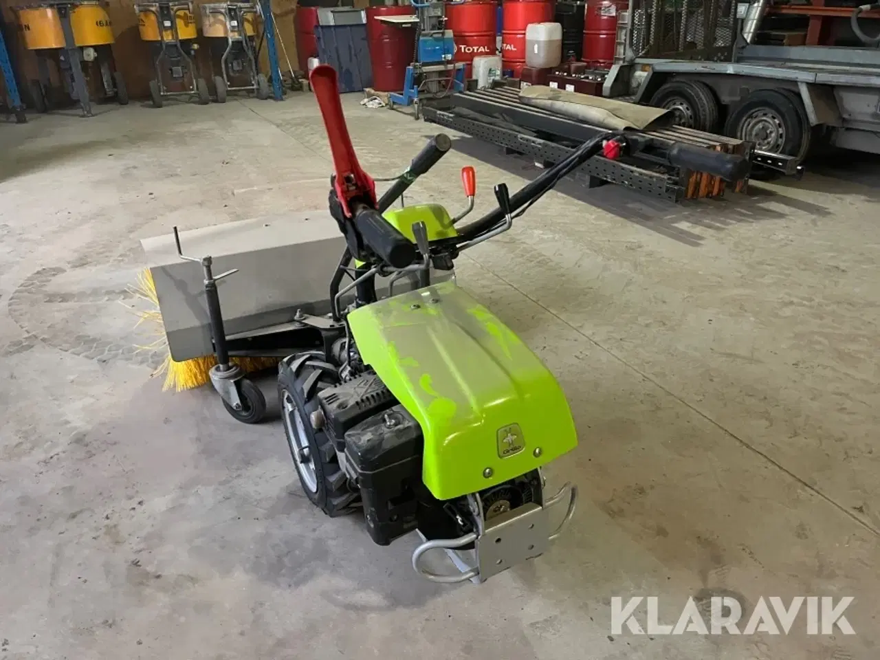 Billede 3 - Redskabsbærer med kost Grillo 8EQ2U