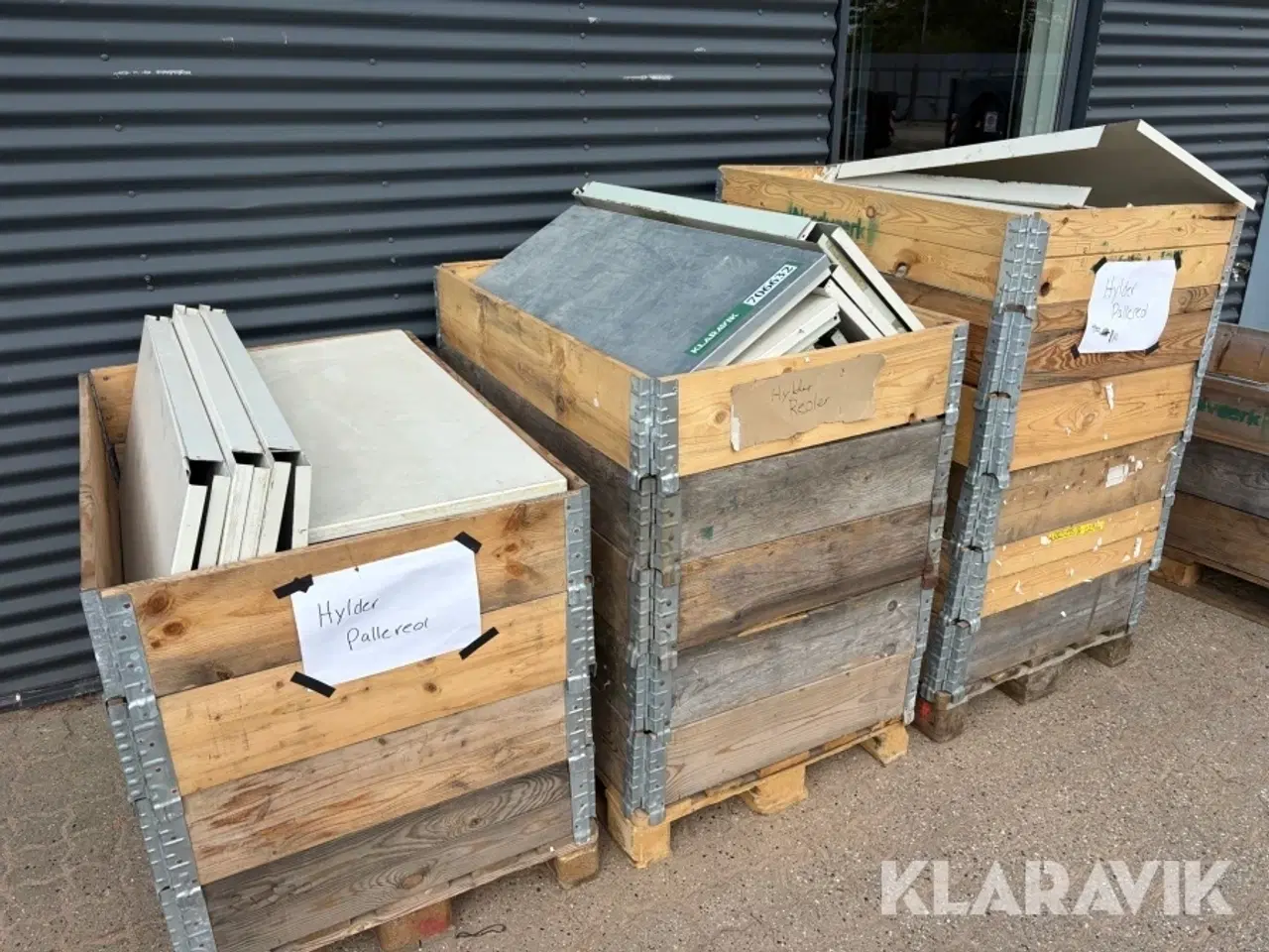 Billede 2 - Hylder til pallereoler - 3 paller