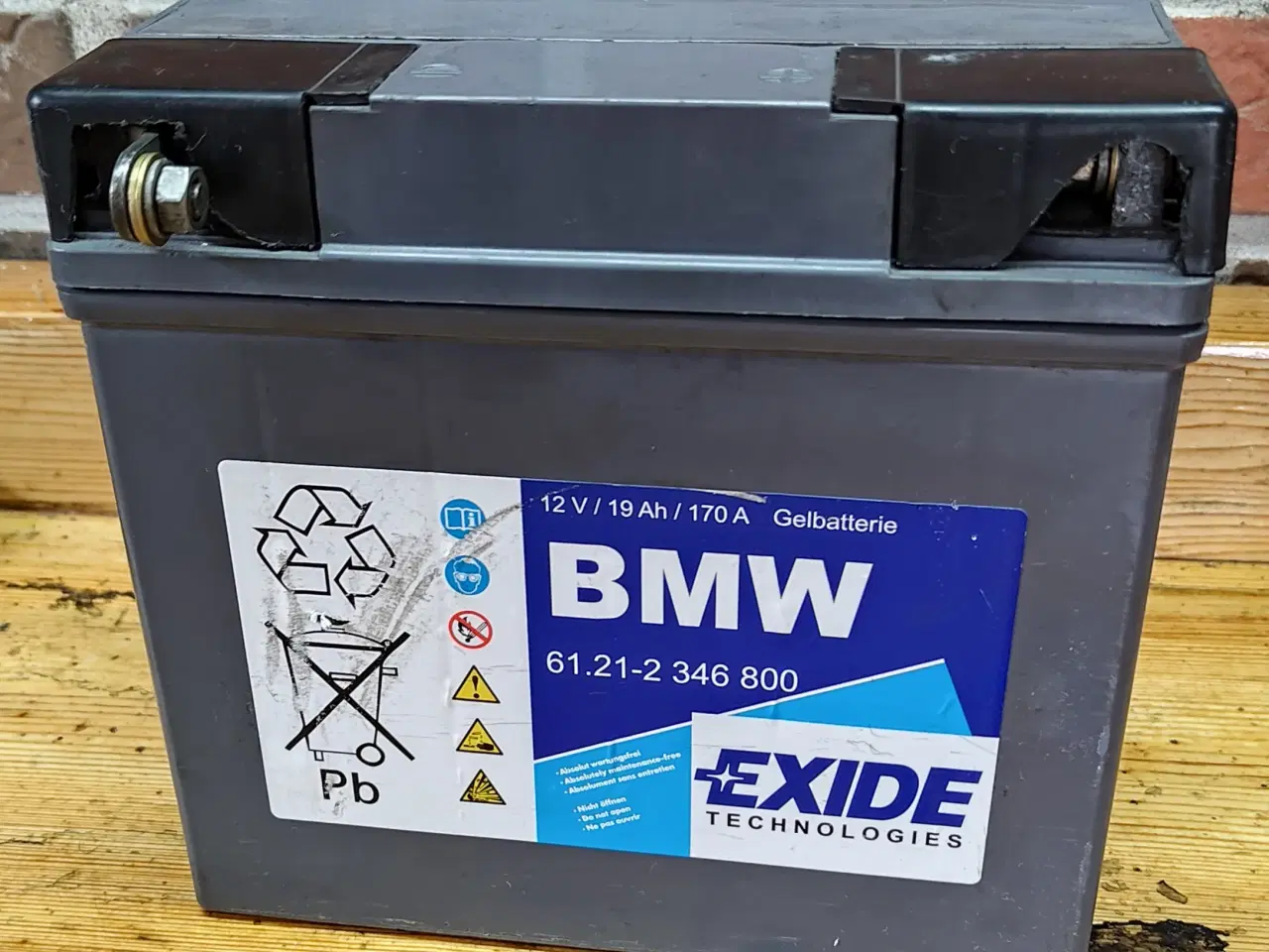 Billede 1 - ORIGINAL BMW EXIDE GEL GEL12-19 Motorrad Batterie