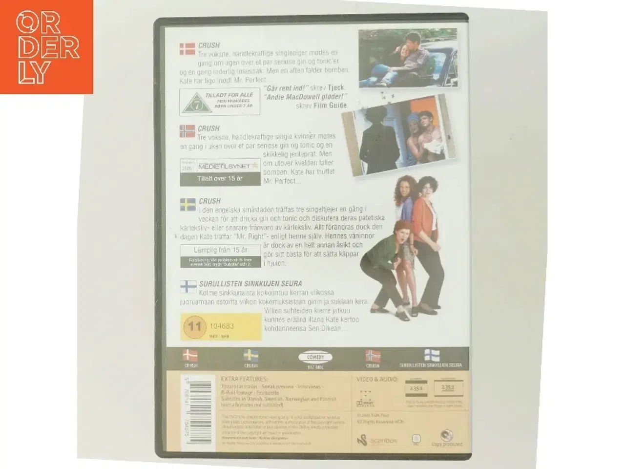 Billede 3 - Crush (2001) [DVD] med Andie MacDowell (DVD)