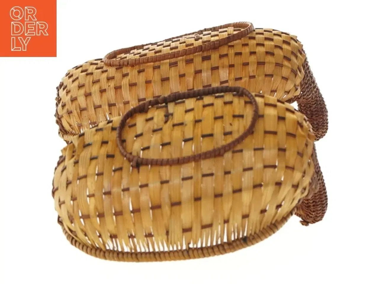 Billede 3 - Flettede kurve med dekorative håndtag (str. 29 cm og 23 cm)