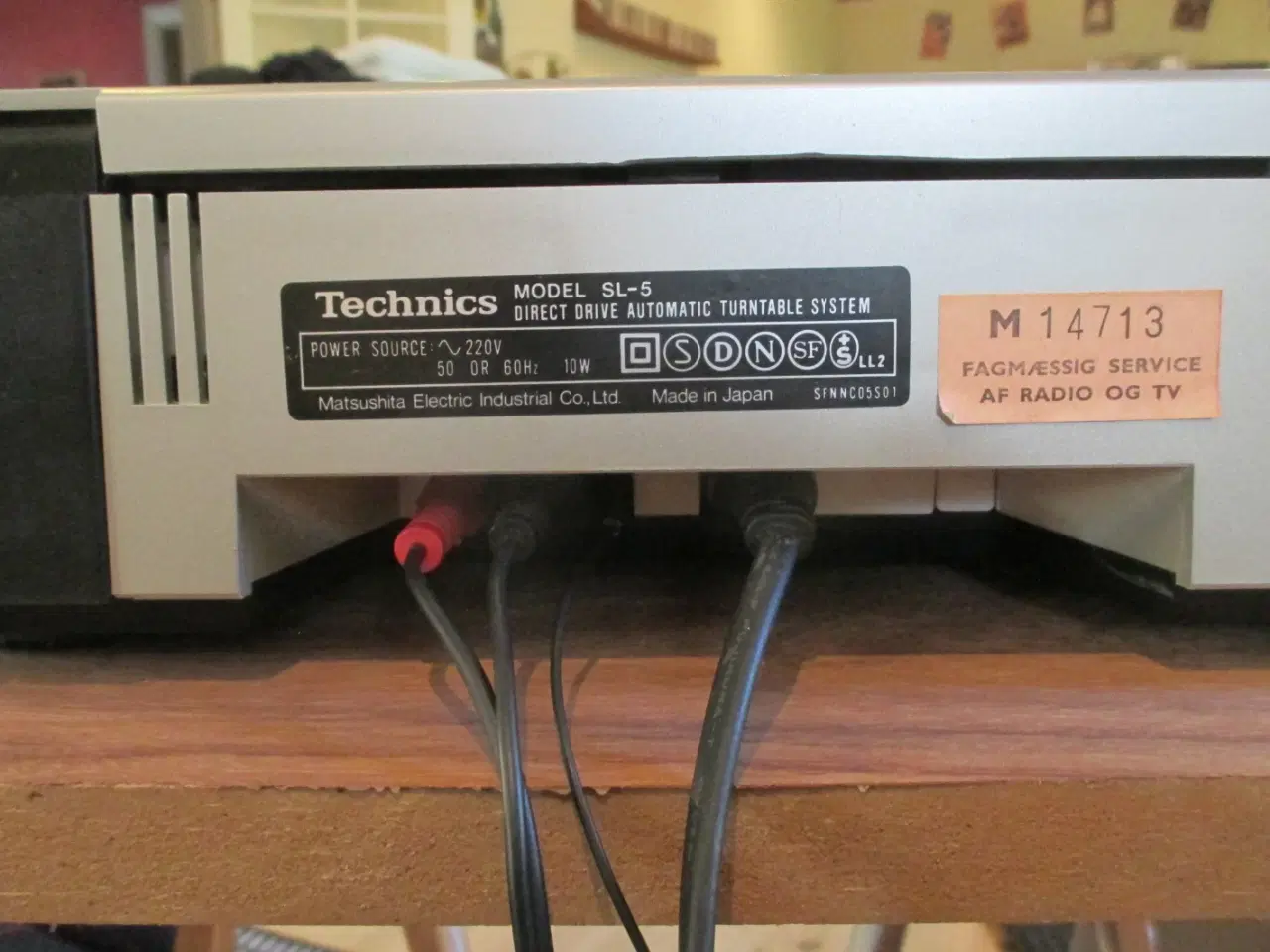 Billede 4 - Technics SL-5 pladespiller