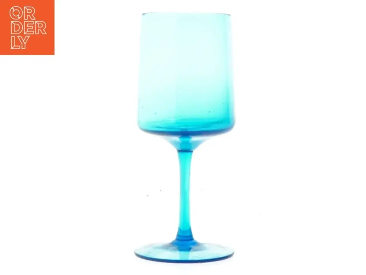 Billede 2 - Blåt glas (str. 18x7 cm)