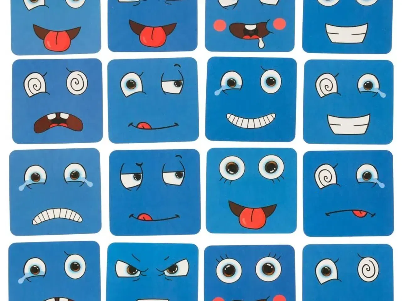 Billede 5 - Puslespil med klodser – skiftende ansigter i metalæske