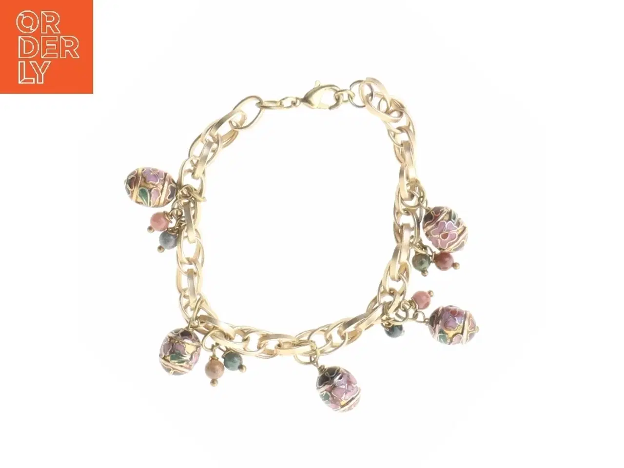 Billede 1 - Armbånd med vedhæng (str. 18 cm)