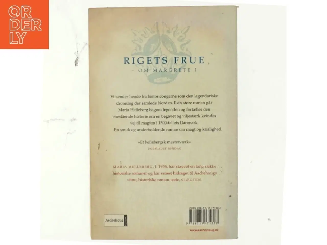 Billede 3 - Rigets frue : Margrete I : roman af Maria Helleberg (Bog)