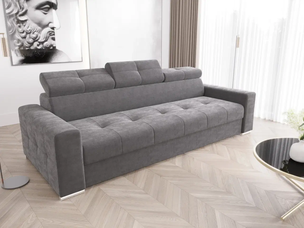 Billede 5 - MARGOT III TRE-PER. SOFA 273 CM