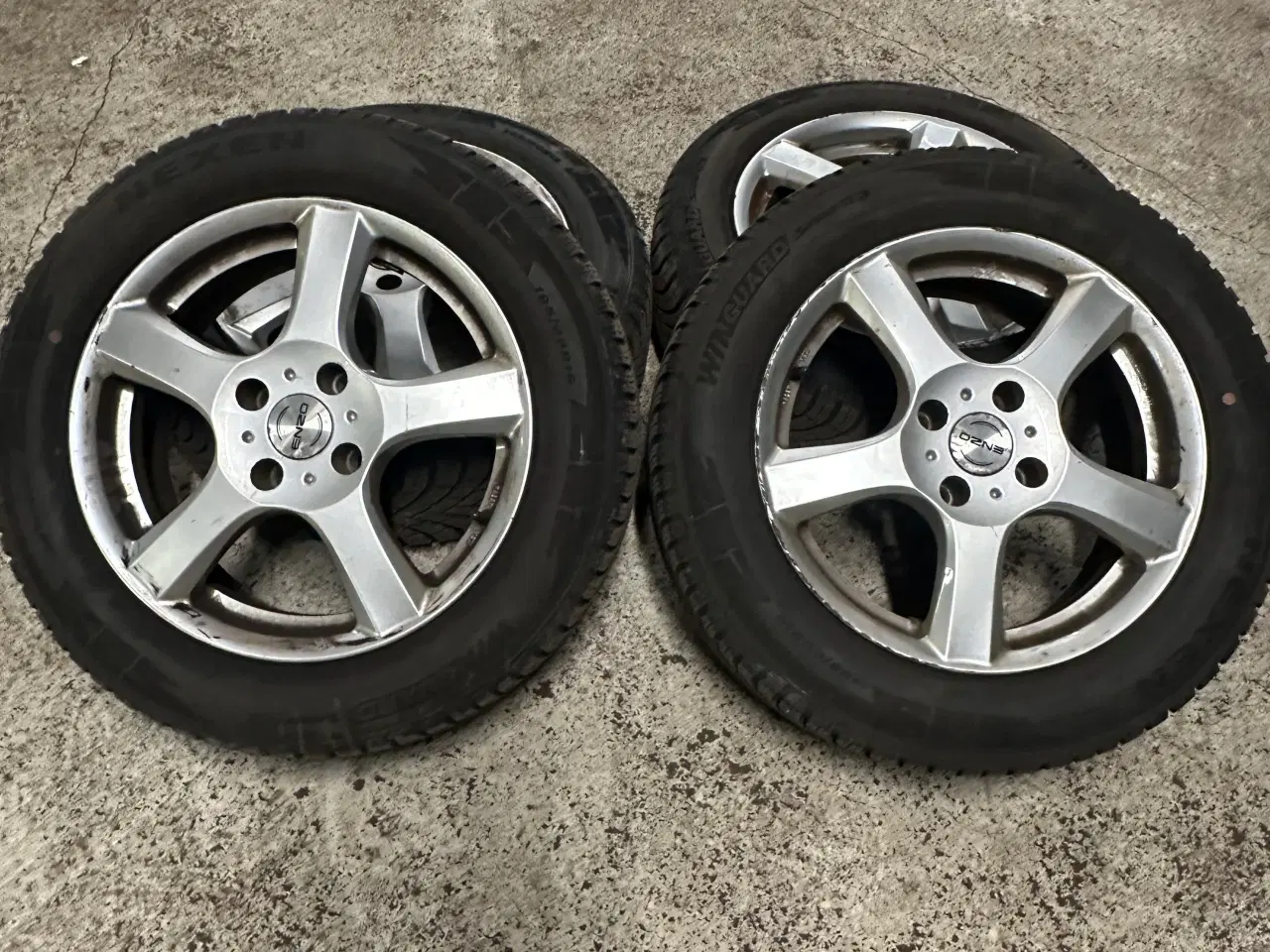 Billede 4 - Alufælge med Vinterdæk 195/60/R16