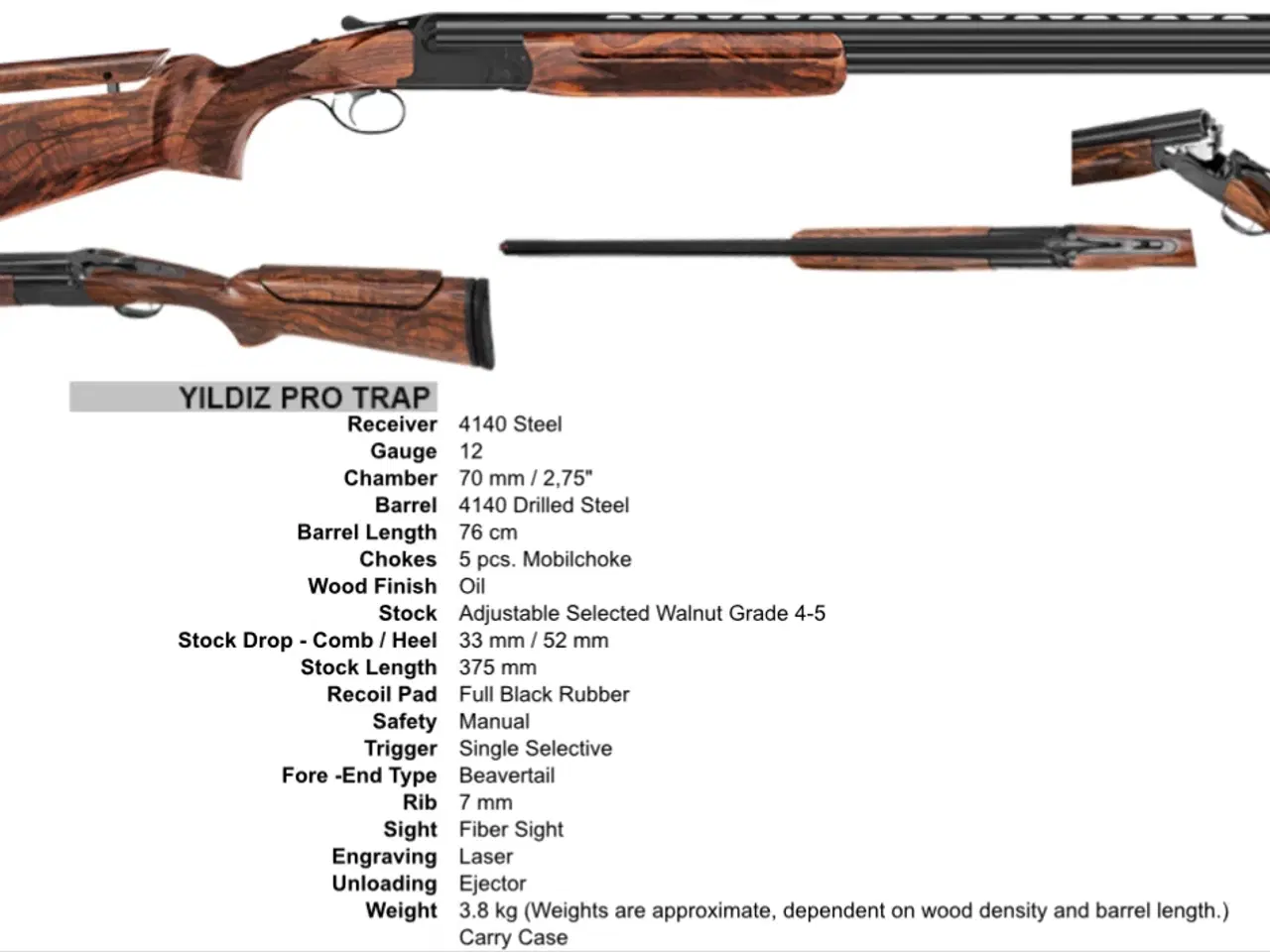 Billede 9 - Yildiz Pro Trap 12/76 81cm løb