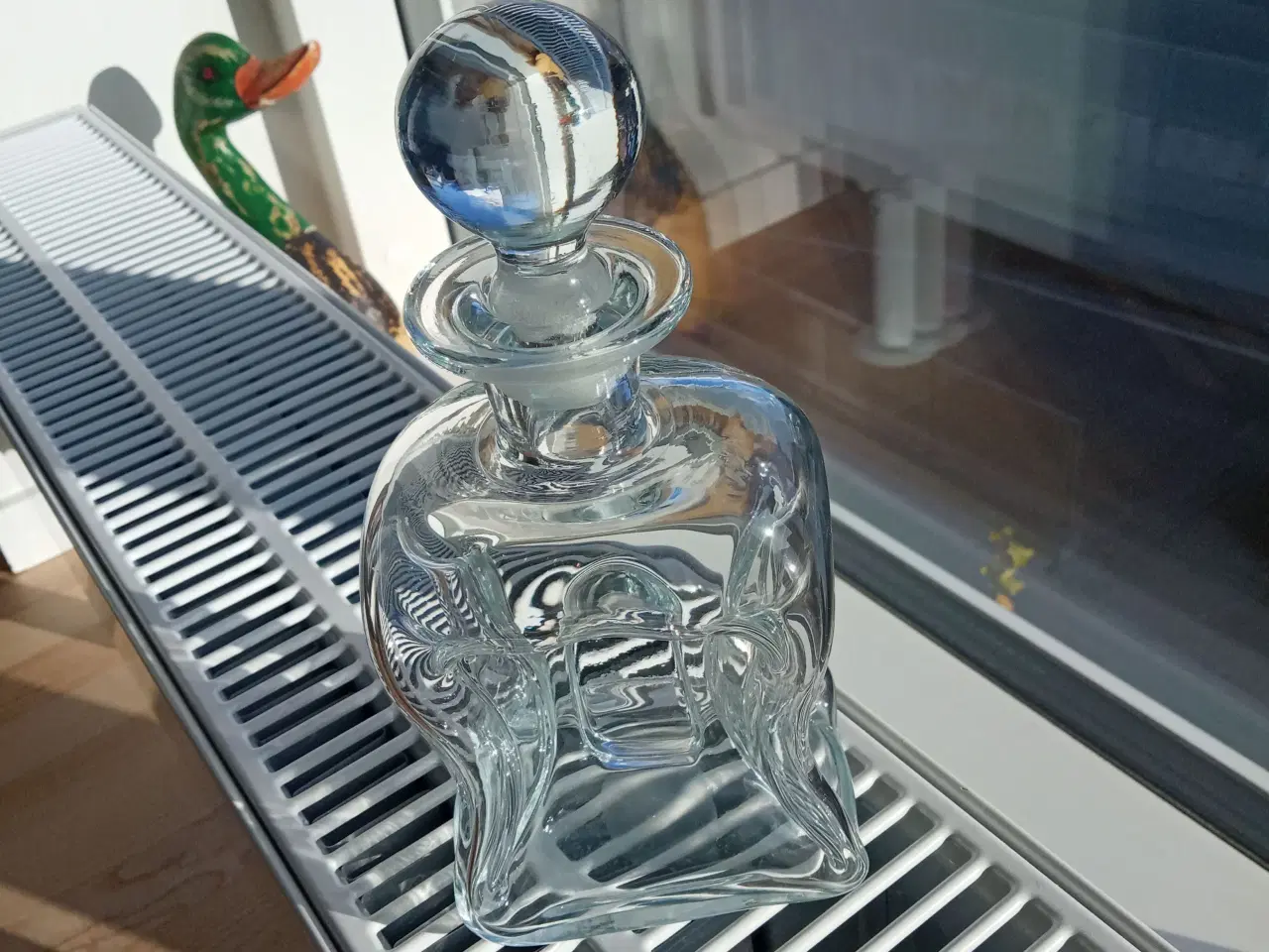 Billede 1 - Bjæskflaske"  - Holmegaard klukflaske