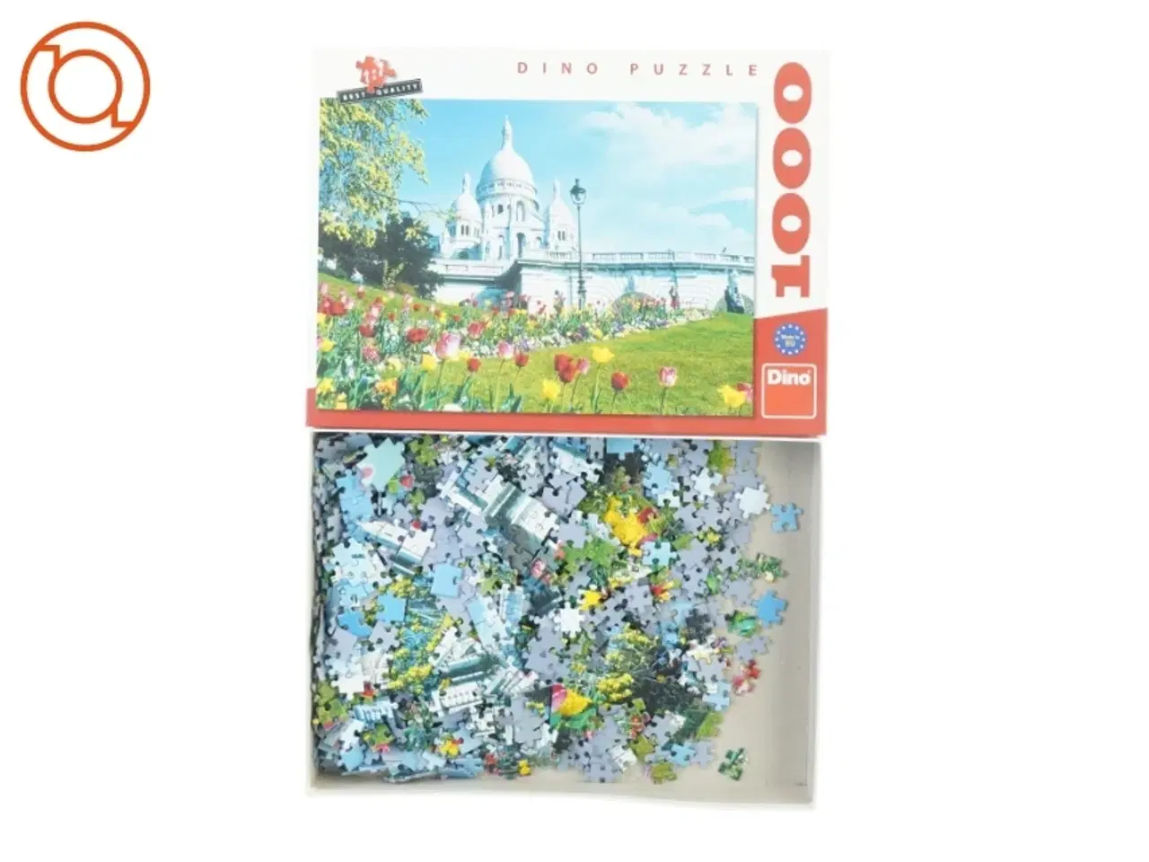 Billede 2 - Puslespil 1000 brikker fra Dino (str. 37 x 27 cm)