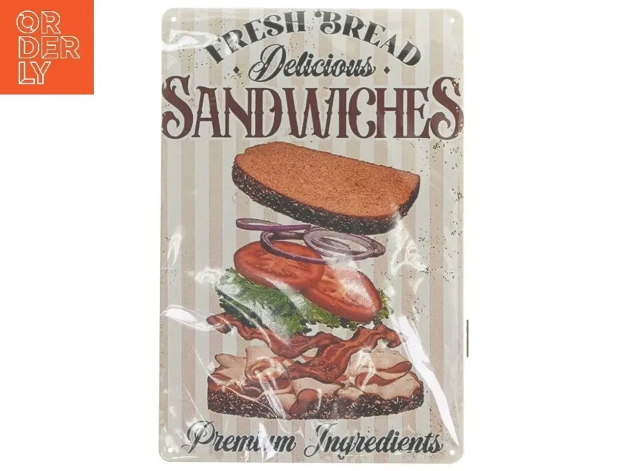 Billede 1 - Vintage sandwich skilt (str. 30x20 cm)