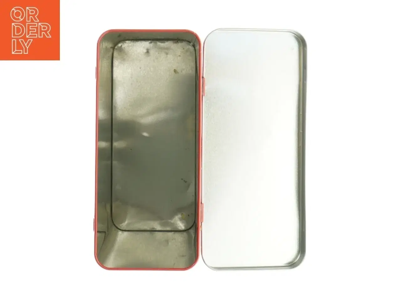 Billede 2 - Metal kagedåse med retro design (str. 26,5 x 22 x 10 cm)