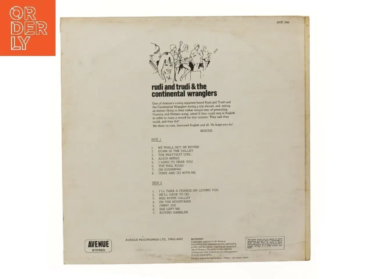 Billede 2 - Rudi and Trudi and the Continental Wranglers vinyl