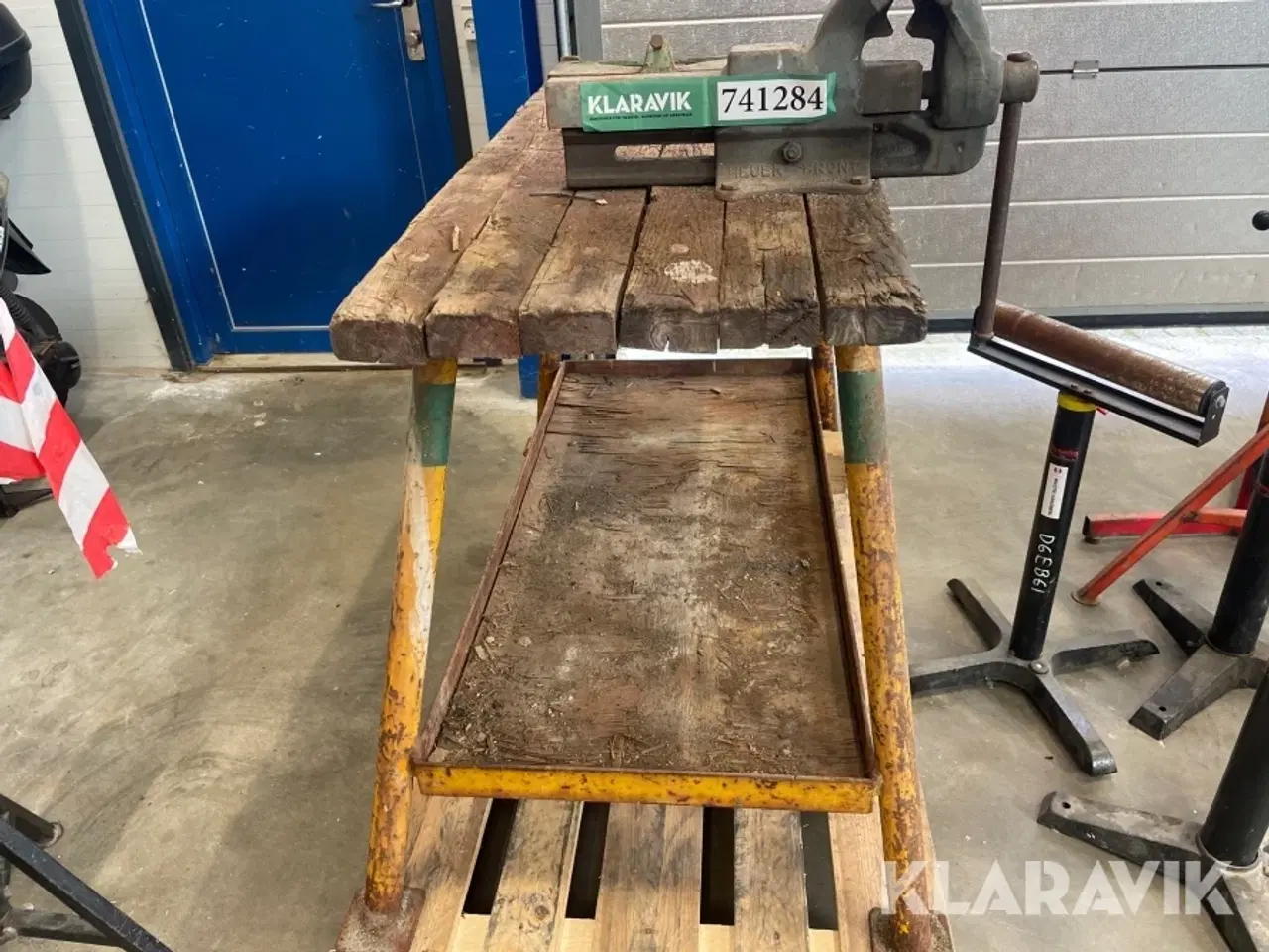 Billede 12 - Rørstøtter og arbejdsbord Ridgid vf-99 8 styk