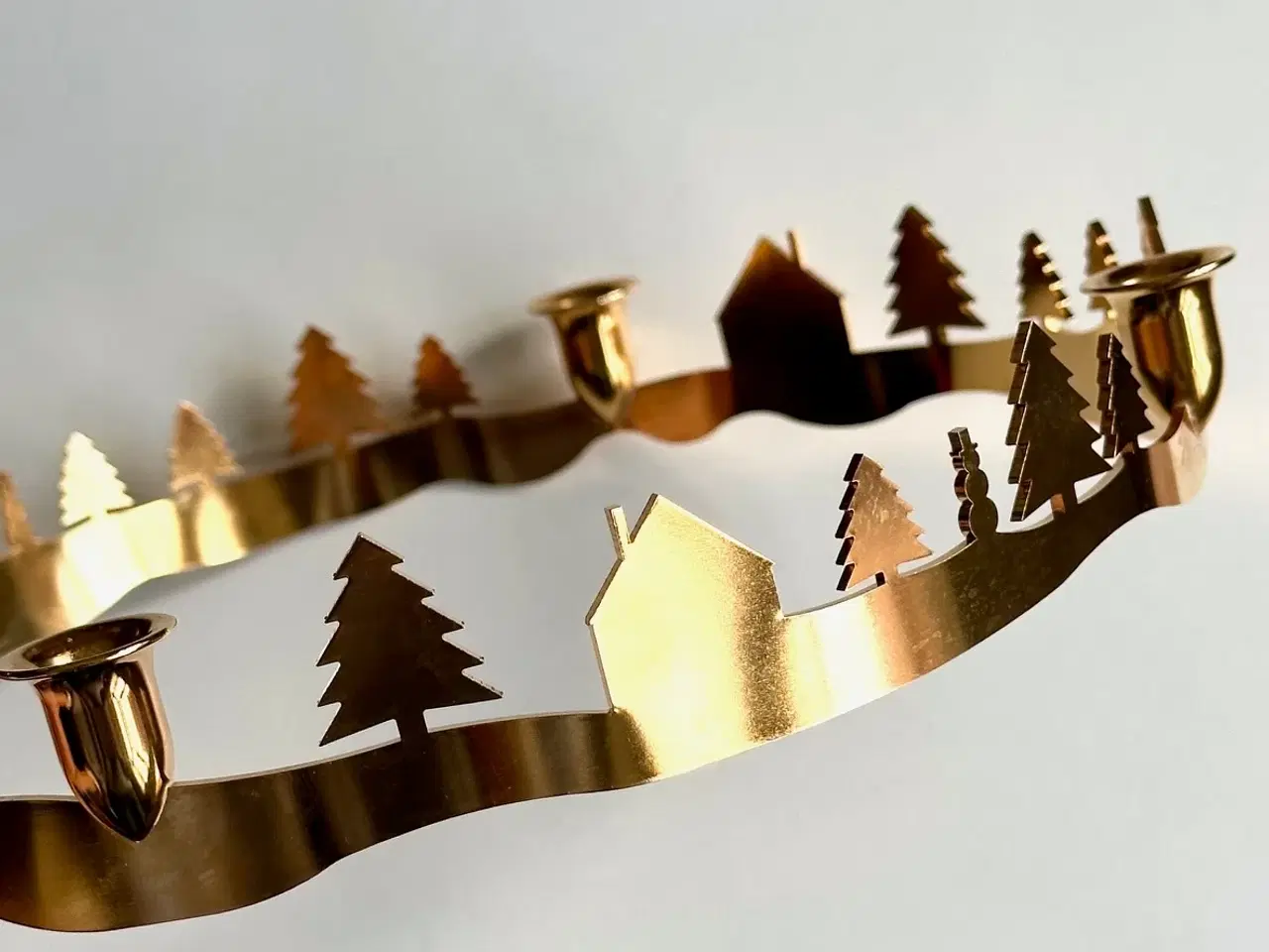 Billede 4 - Guldbelagt adventsstage