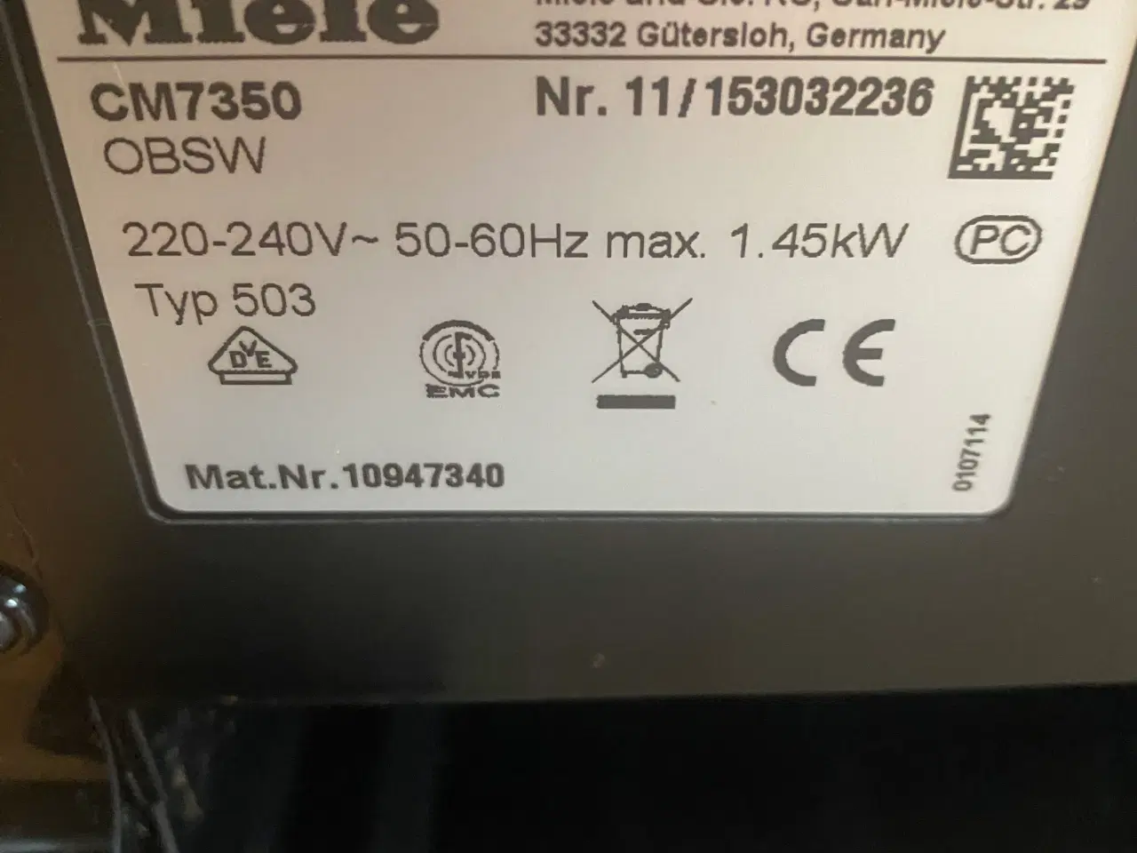 Billede 5 - Miele espressomaskine