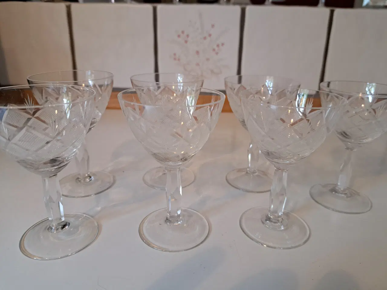 Billede 4 - Vintage glas, facetslebne 