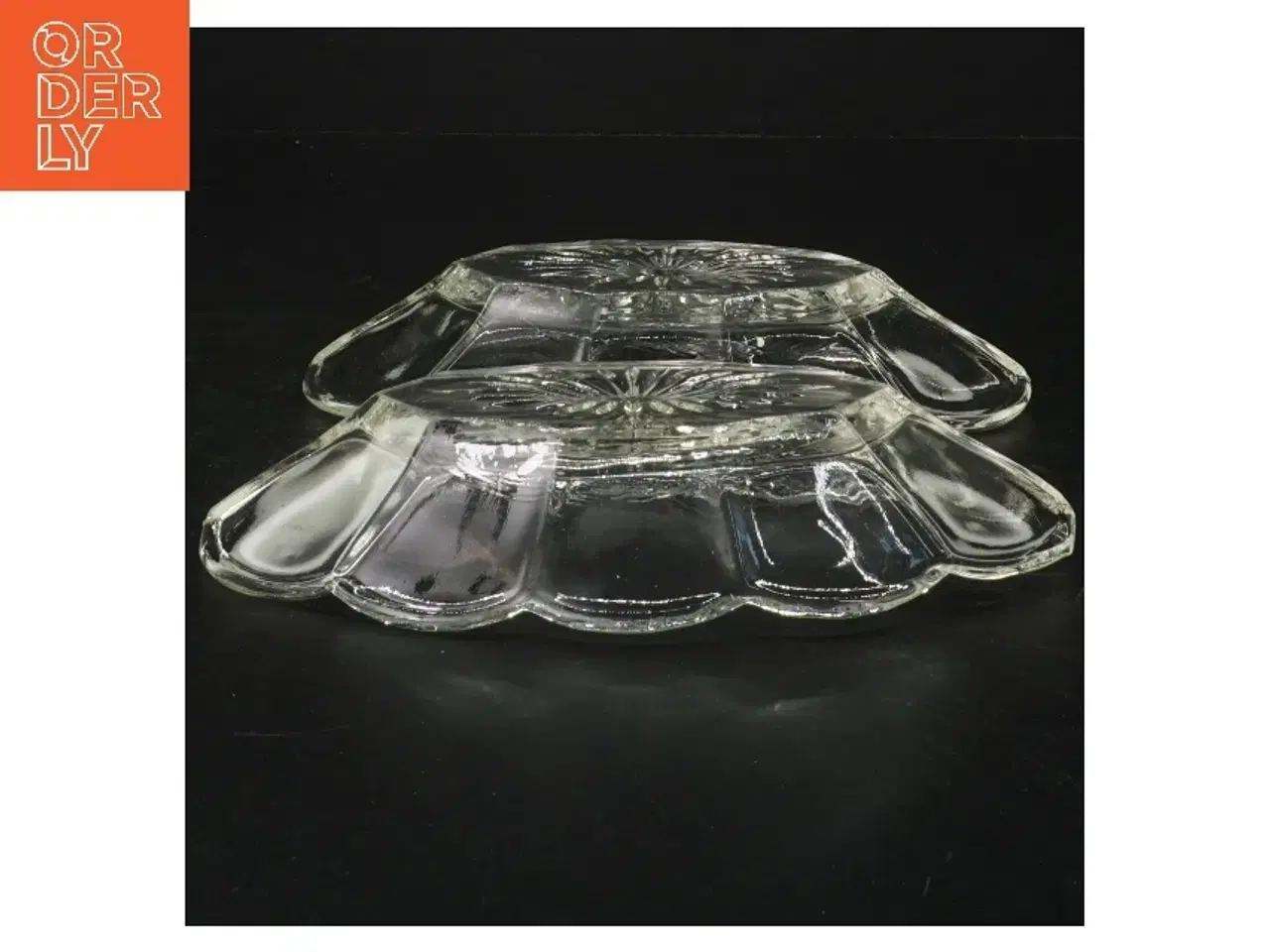 Billede 2 - Glasfade (str. Længde. 18,5 cm)