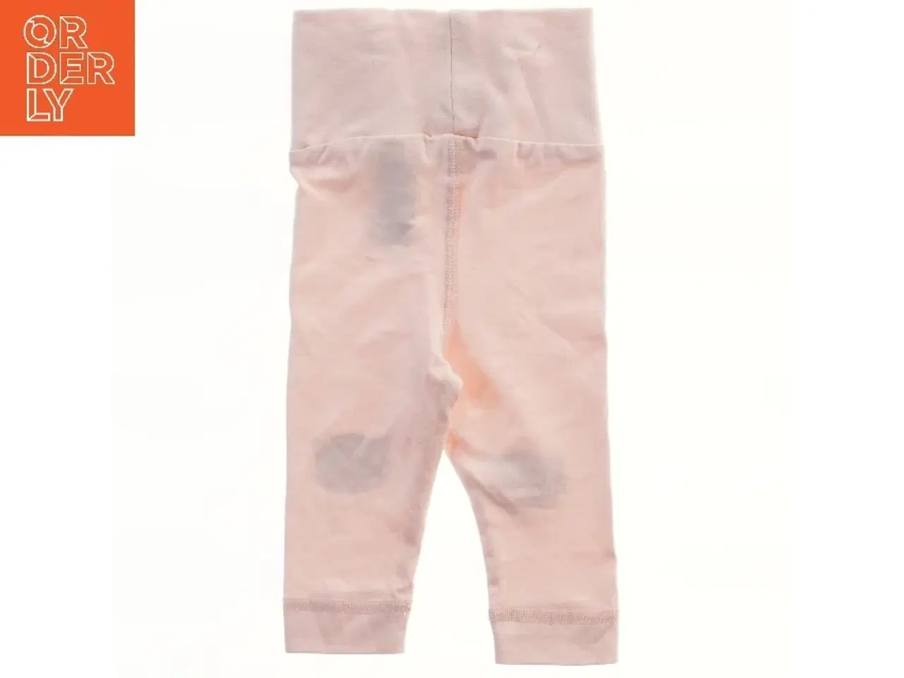 Billede 2 - Lyserøde leggings med leopardansigt på knæene fra H&M (str. 56)