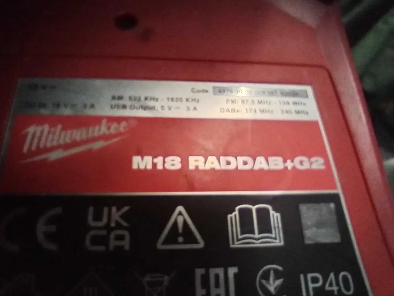 Billede 2 - Milwaukee  M18 RADDAB+G2-0 
