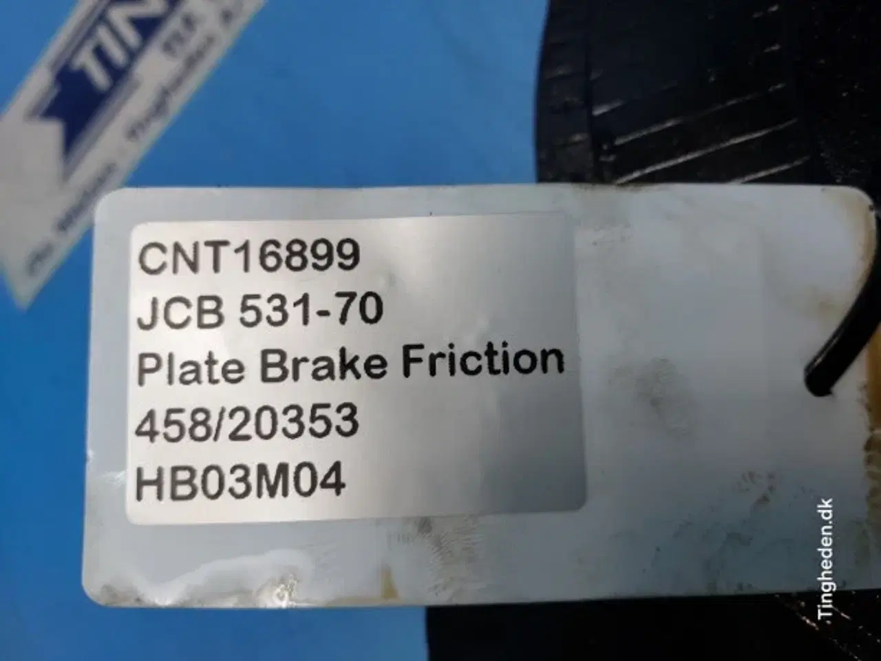 Billede 9 - JCB 531-70 Bremseplade 458/20353