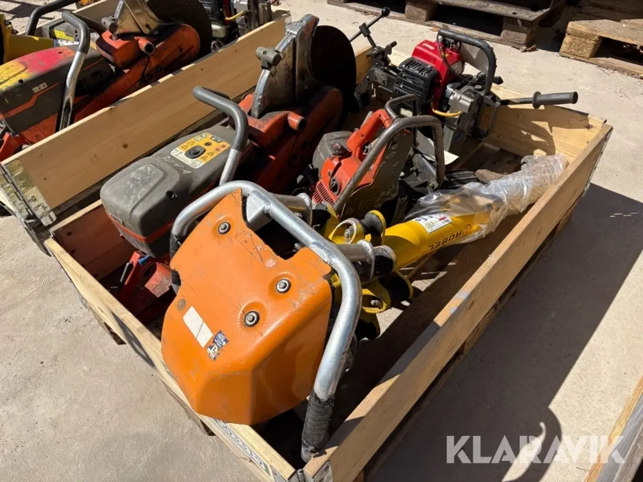 Billede 1 - Lot Svingstopper, Kapsav, Skinneskruemaskine, Skinneboremaskine ,