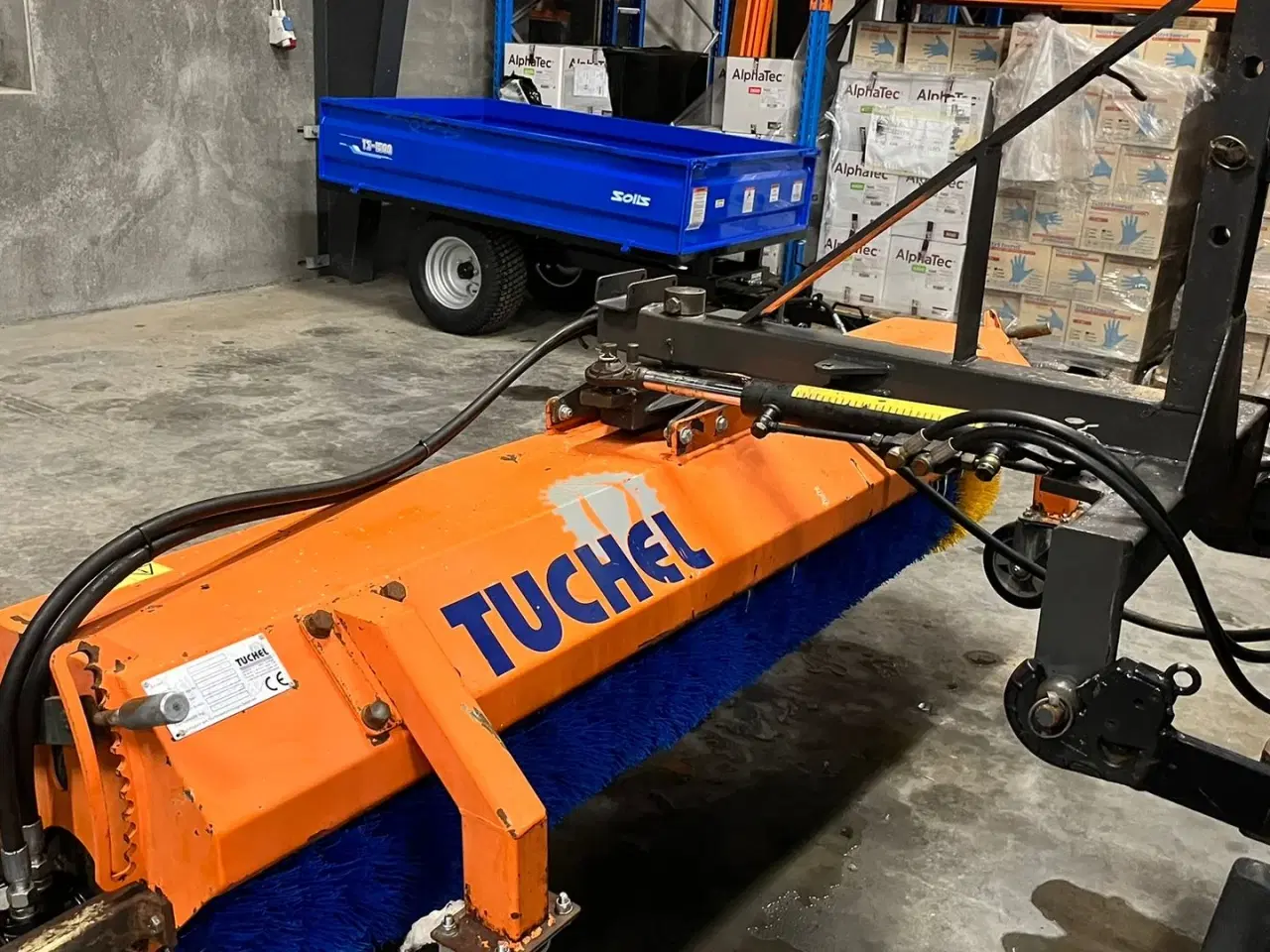 Billede 6 - Tuchel 230 Hydraulisk kost med nylon børster og hydraulisk sving. Brede 2300 o