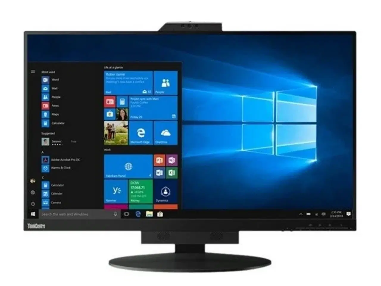Billede 1 - 27" Lenovo ThinkCentre TIO27 skærm - WQHD - Refurbished