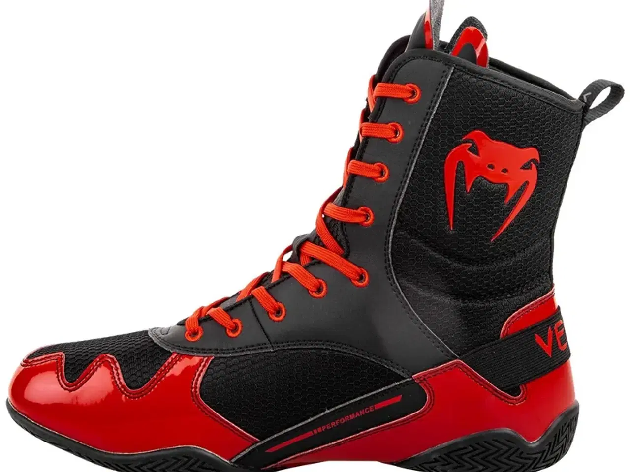 Billede 4 - 🥊 Venum Bokse Støvler – Sort/Rød – Str. 48 – Helt