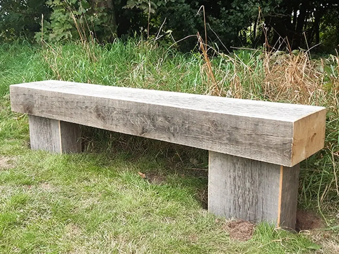 Billede 2 - Havebænk, egetræ - hele DK