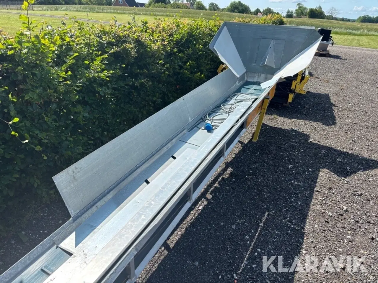 Billede 7 - Transportbånd Soroto 8 meter med fødekasse