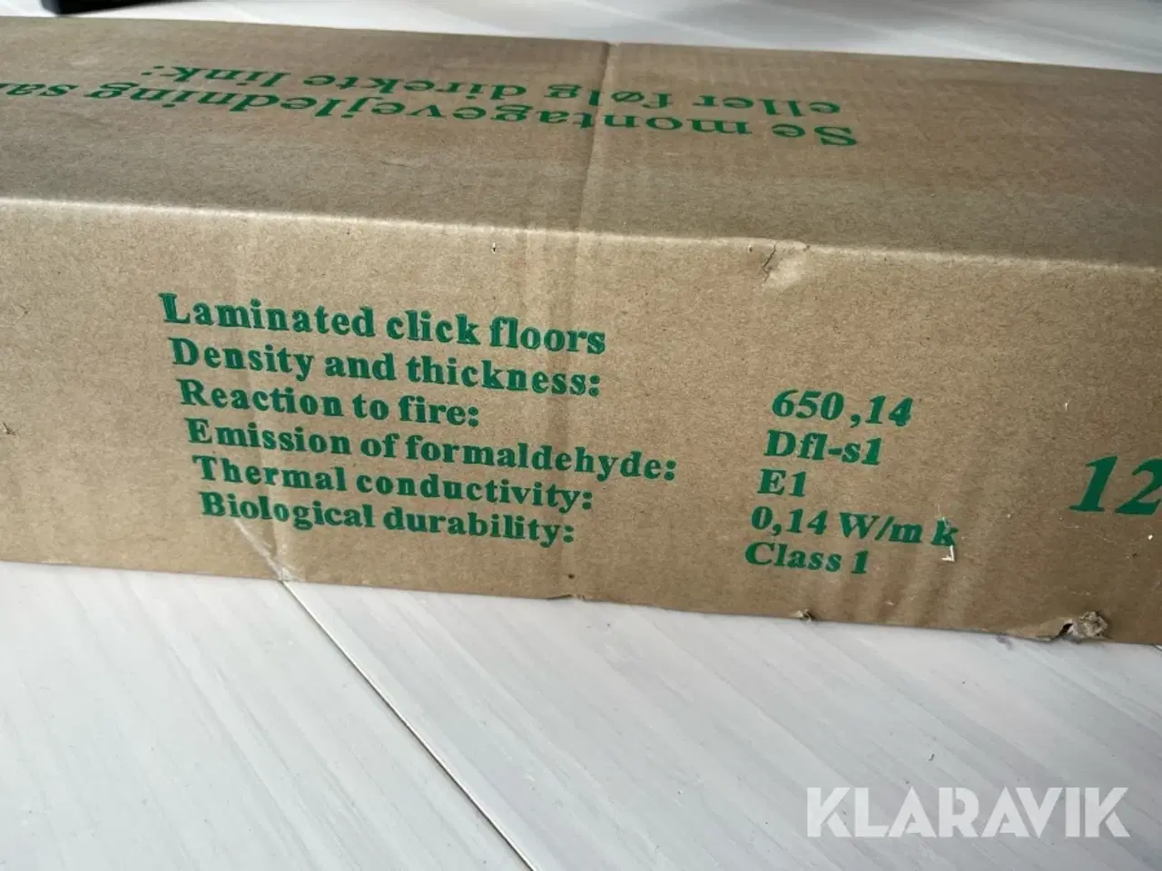 Billede 3 - Laminat bambus Klikgulv Holse & wibroe Bambus Natur hvid matlak 115m2