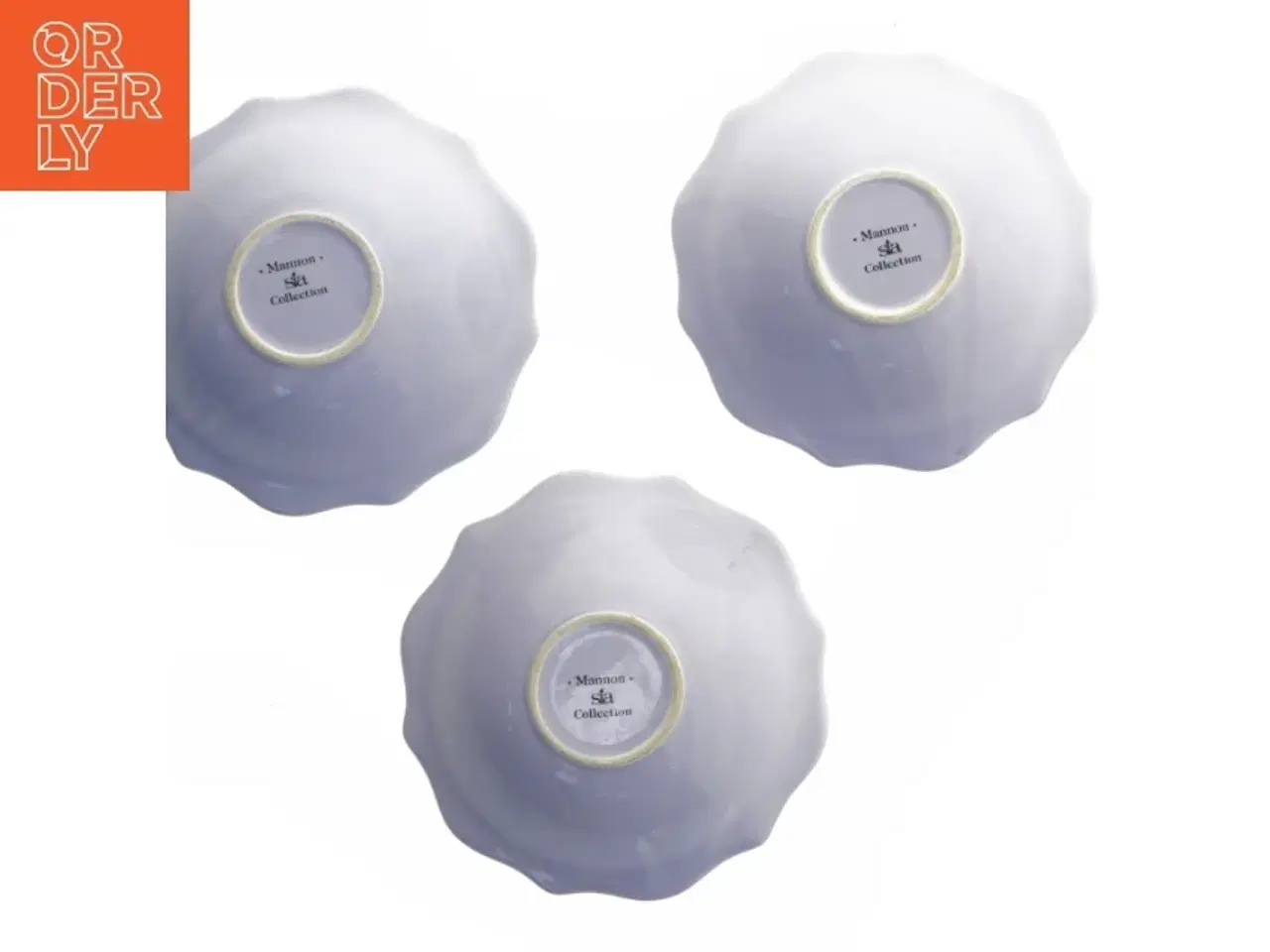 Billede 3 - Lilla morgenmads tallerkener fra Mannon Sea Collection (str. Ø 19,5 cm)