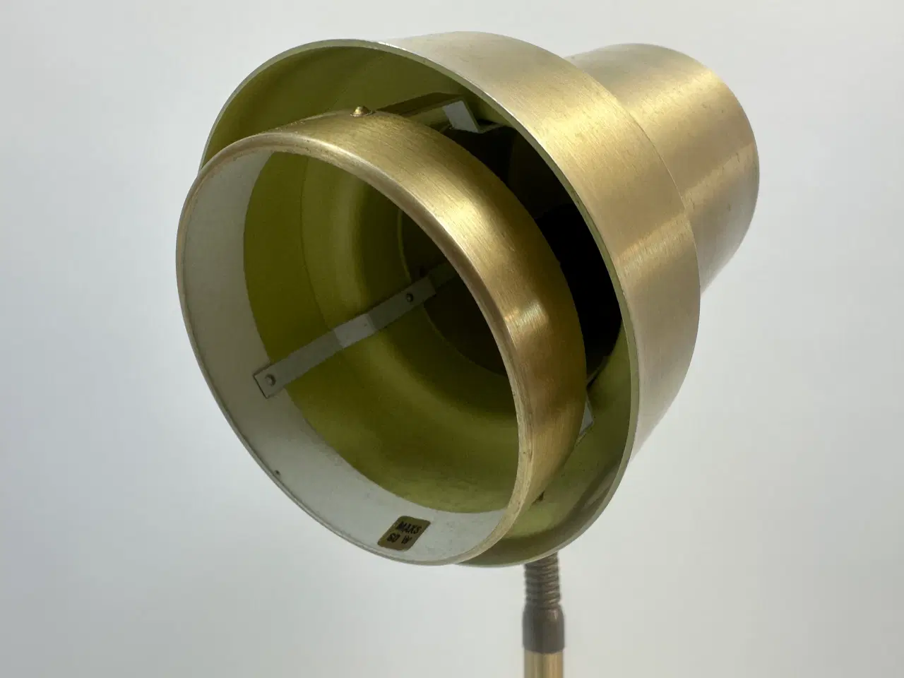 Billede 7 - Skrivebordslampe / bordlampe i messing (retro)