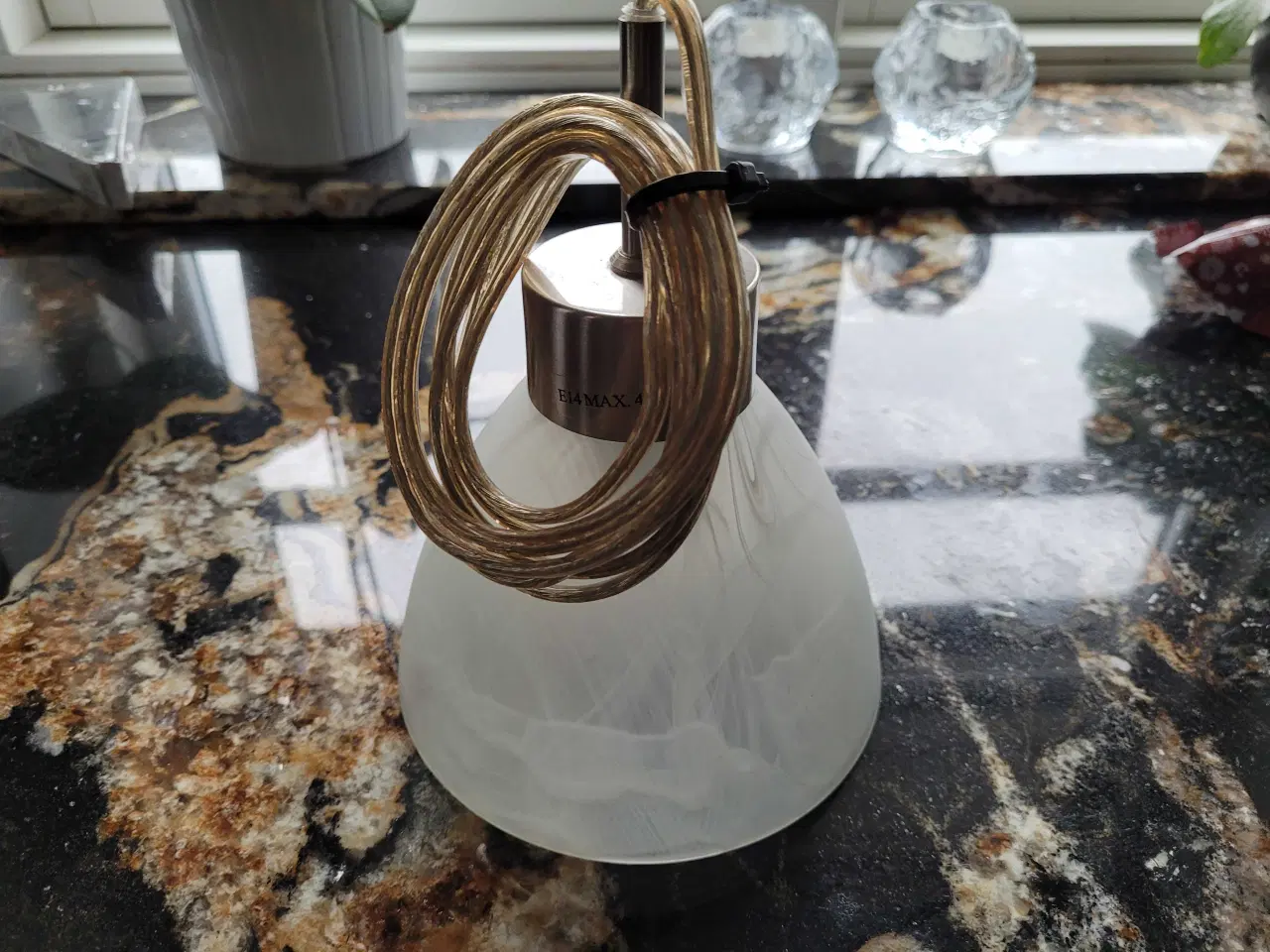 Billede 1 - 11 stk. Herstal glas lamper 