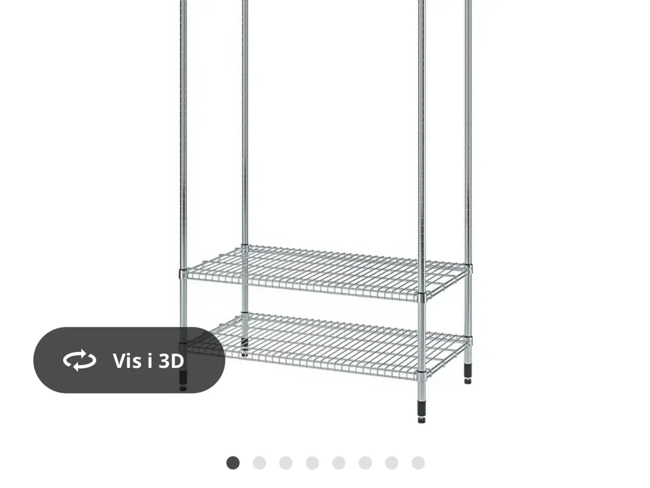 Billede 1 - Fin Omar reol med garderobestang fra IKEA sælges