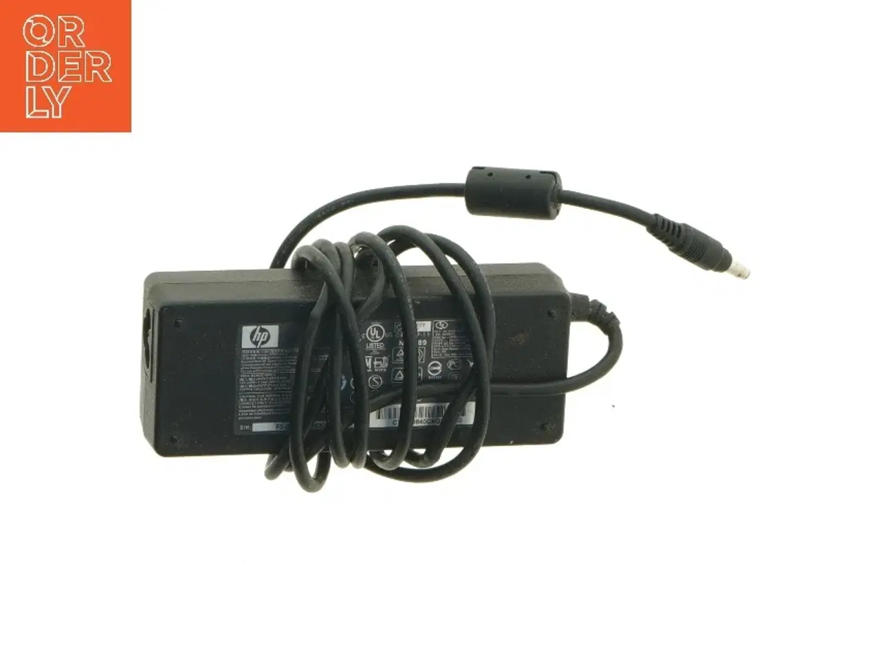 Billede 2 - HP strømforsyning med kabel fra HP (str. 4,5x12 cm)