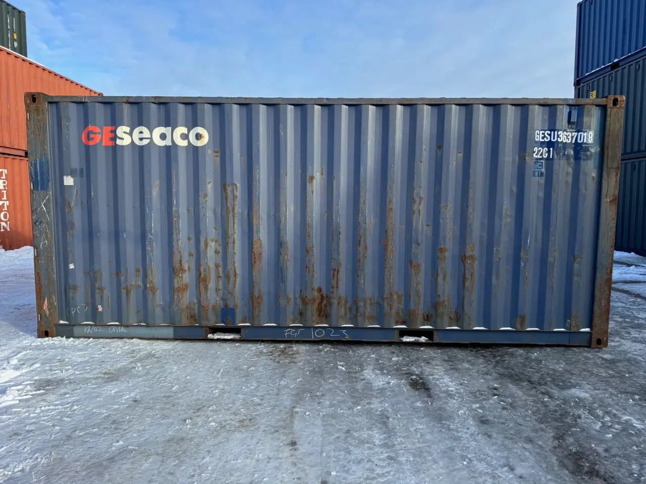 Billede 3 - 20 fods Container- ID: GESU 363701-8