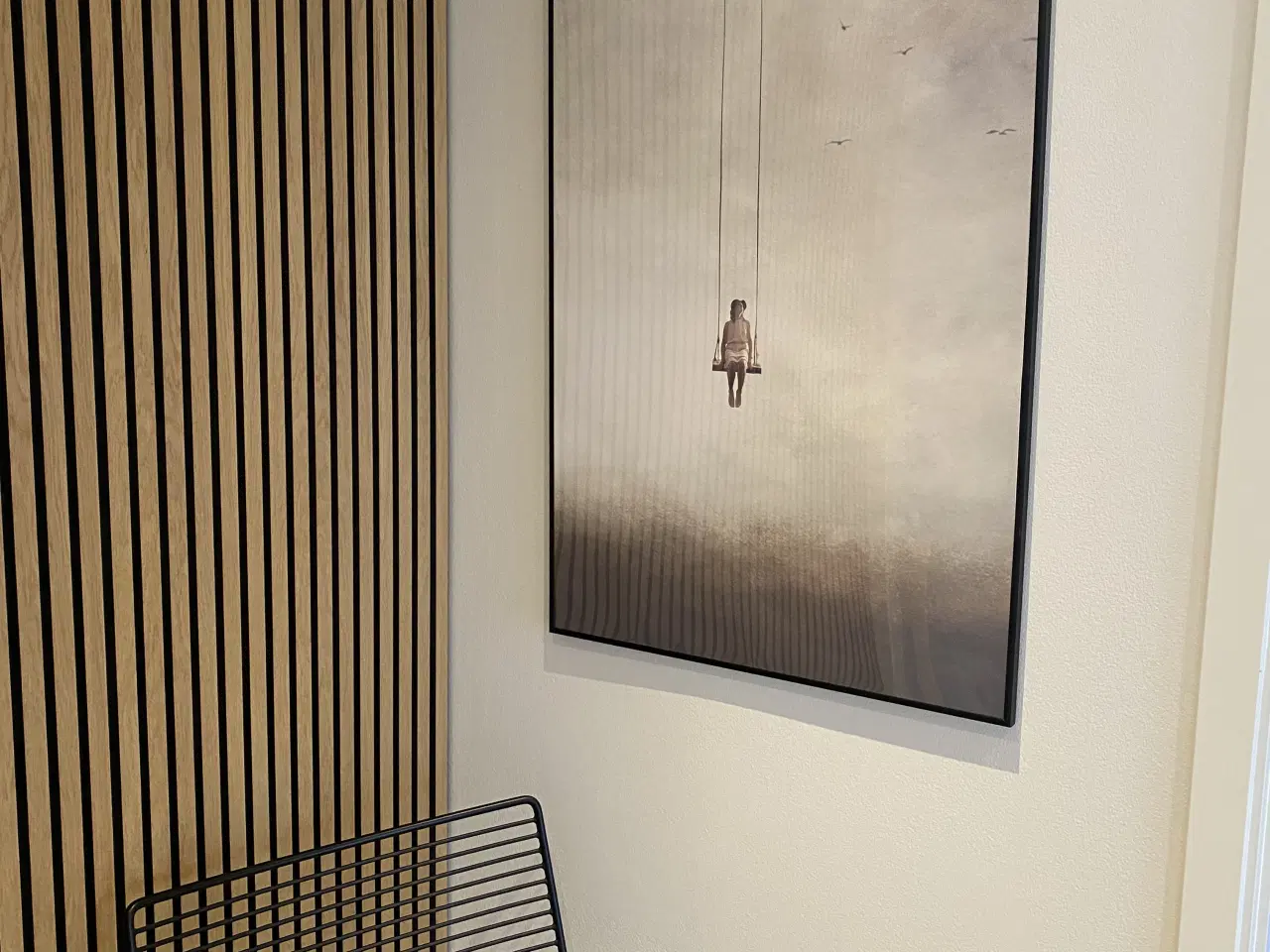 Billede 1 - NY Plakat i sort aluramme str.70X100 cm