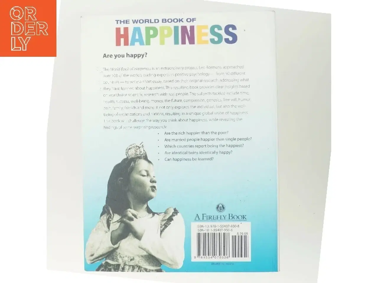 Billede 3 - The world book of happiness : the knowledge and wisdom of one hundred happiness professors from all around the world af Leo Bormans (Bog)