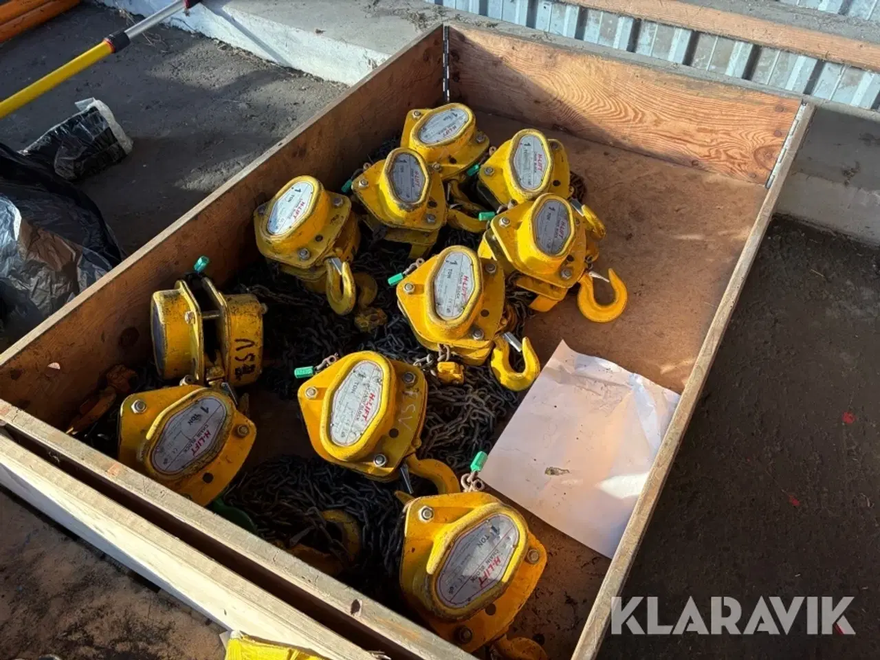 Billede 1 - Krantaljer H-Lift Chain block 10 styk - 1T