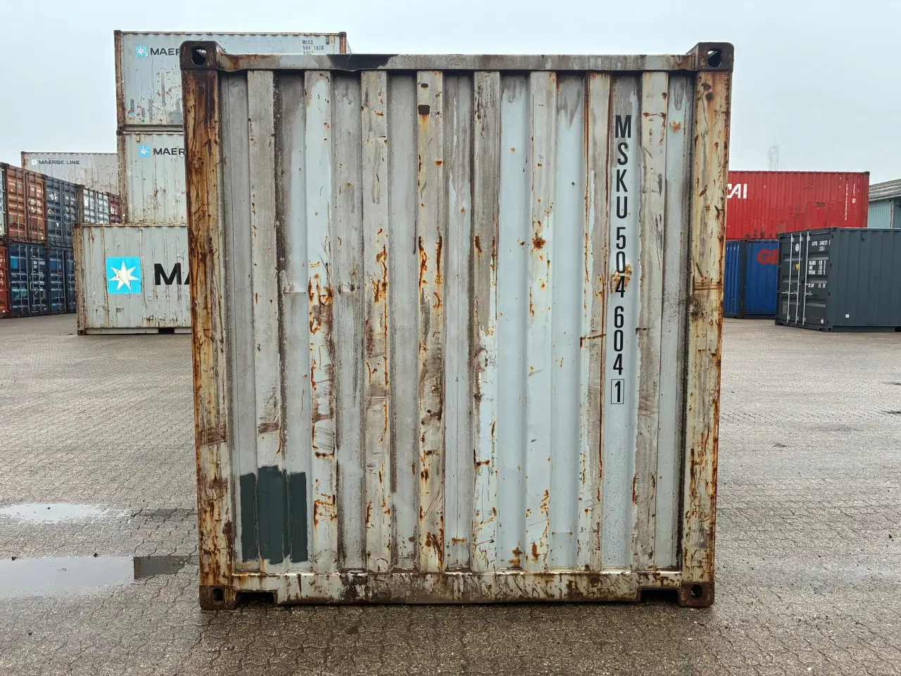 Billede 4 - 20 fods Container- ID: MSKU 504604-1