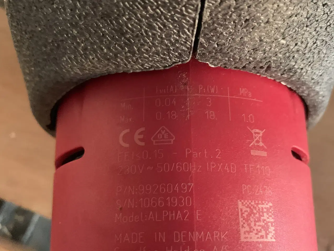 Billede 2 - Grundfos Alpha2 25-40 180