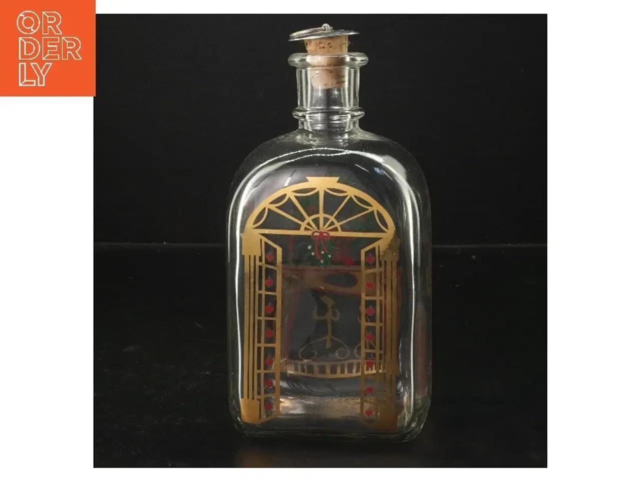 Billede 1 - Ny gammel klukflaske fra holmegaard med korkprop (str. 20 cm)