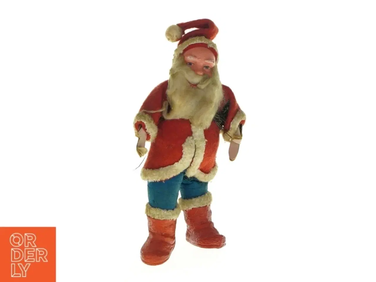 Billede 1 - Julemandsfigur, antik (str. 14 x 7 cm)