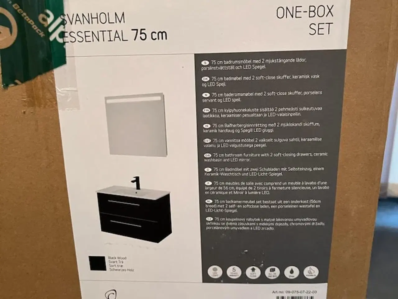 Billede 1 - Camargue badmøbel Svanholm Essential grå antracit